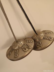Antigüedades: Tingsha tibetana Grande